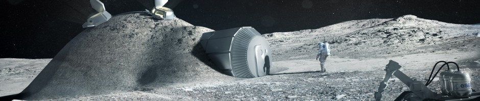 3d строительство на Луне